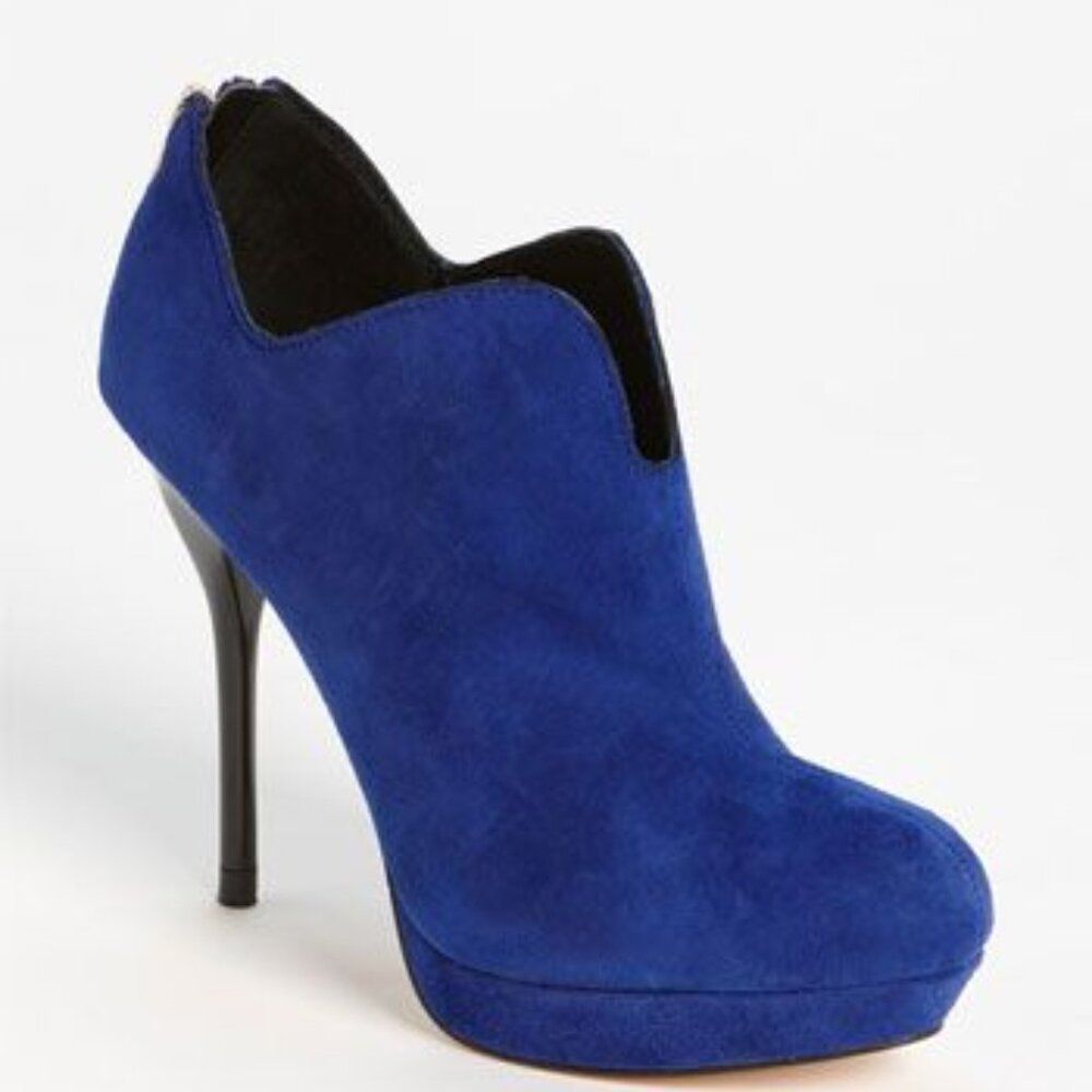 DV by Dolce Vita Blue Suede Booties
